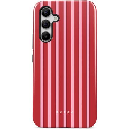 Burga Tough Coque Samsung Galaxy A55 Coque arrière Rigide Anti-Chocs - Strawberry Jam