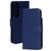 Mobiparts Wallet Housse Samsung Galaxy S26 Etui en Cuir Véritable Porte-Monnaie - Bleu