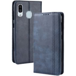 Mobigear Sensation Samsung Galaxy A20e Étui Portefeuille - Bleu