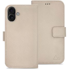My Style Flex Wallet Housse iPhone 16 Etui Porte-Monnaie - Warm Taupe
