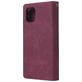 Mobigear Zipper Housse Samsung Galaxy Note 10 Lite Etui Porte-Monnaie - Rouge