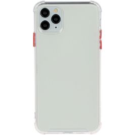 Mobigear Cushion Coque iPhone 12 Pro Max Coque arrière en TPU Souple Anti-Chocs - Blanc