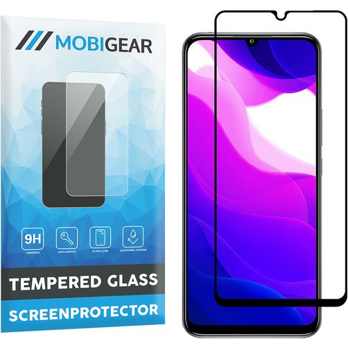 Mobigear Premium Xiaomi Mi 10 Lite Verre trempé Protection d'écran - Compatible coque - Noir