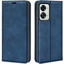 Mobigear Retro Slim Housse OnePlus Nord 2T 5G Etui Porte-Monnaie - Bleu
