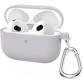 Mobigear Classic Coque Apple AirPods 3 Coque en Silicone Souple - Lavande