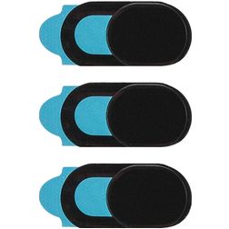 Xccess Selfie Camera - Cache webcam Curseur de Confidentialité - Noir - 3-Pack (Lot de 3)