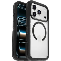 OtterBox Defender Pro XT iPhone 18 Pro MagSafe Plastique rigide Coque arrière Antichoc - Transparent / Noir