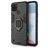 Mobigear Armor Ring Coque Realme C21Y Coque arrière Rigide Anti-Chocs avec Anneau-Support - Noir