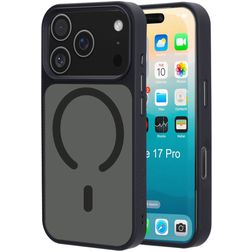 Mobiparts Hardcover Coque iPhone 17 Pro MagSafe Coque arrière Rigide - Satin Black