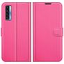 Mobigear Classic Housse TCL 20S Etui Porte-Monnaie - Magenta