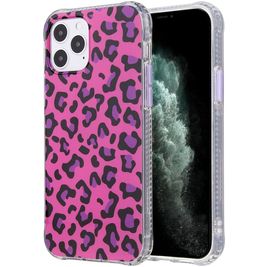 Mobigear Leopard Coque iPhone 12 Pro Max Coque arrière en TPU Souple - Rose