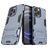 Mobigear Armor Stand Coque iPhone 13 Pro Coque arrière Rigide Anti-Chocs avec Support Amovible - Bleu
