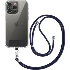 Mobigear Lanyard - Cordon de téléphone universel ajustable - Bleu Marin