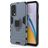 Mobigear Armor Ring Coque OnePlus Nord 2 Coque arrière Rigide Anti-Chocs avec Anneau-Support - Bleu