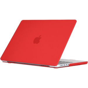 Mobigear Matte MacBook Pro 14 pouces (2021-2026) Coque rigide pour MacBook - Rouge - Modèle A2442 / A2779 / A2918 / A2992 / A3401 / A3112 / A3434 / A3427 / A3426