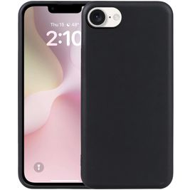 Mobigear Basics Coque iPhone 17e Coque arrière en TPU Souple - Noir