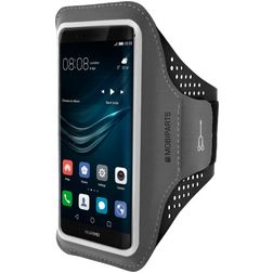 Mobiparts Comfort Fit Brassard Téléphone Huawei P9 Brassard Coque de Sport en Neoprène - Noir