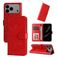 Mobigear Sunflower iPhone 17 Pro Max Étui Portefeuille - Rouge