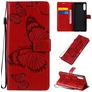 Mobigear Butterfly Housse Sony Xperia L4 Etui Porte-Monnaie - Rouge
