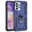 Mobigear Armor Ring Coque Samsung Galaxy A23 Coque arrière Rigide Anti-Chocs avec Anneau-Support - Bleu