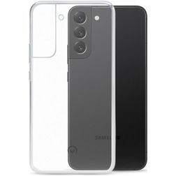 Mobilize Gelly Coque Transparente Samsung Galaxy S22 Coque arrière en TPU Souple - Transparent
