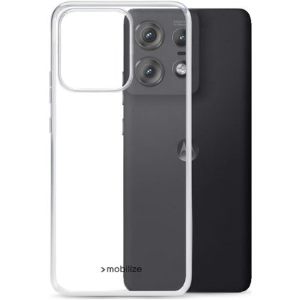 Mobilize Gelly Coque Transparente Motorola Edge 50 Pro Coque arrière en TPU Souple - Transparent