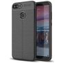 Mobigear Luxury Coque HONOR 10 Lite Coque arrière en TPU Souple - Noir