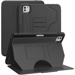 Mobigear Magnetic Folio Coque iPad Pro 11 Pouces (2024) Etui + Porte-crayon - Noir