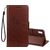 Mobigear Flowers Housse iPhone XR Etui Porte-Monnaie - Marron