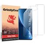 GrizzlyCoat Xiaomi 12 Pro Hydrogel TPU Protection d'écran - Compatible coque + Cadre de pose (Lot de 2)