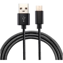 Mobigear Nylon - Câble USB-A vers USB-C 3 mètres - Noir Mobigear Nylon - Câble USB-A vers USB-C 3 mètres - Noir