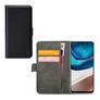 Mobilize Classic Gelly Wallet Housse Motorola Moto G42 Etui Porte-Monnaie - Noir