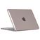 Mobigear Crystal Case MacBook Air 13 pouces (2022-2026) Coque rigide pour MacBook - Gris - Modèle A2681 / A3113 / A3240 / A3449