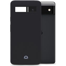Mobilize Rubber Gelly Coque Google Pixel 6 Coque arrière en TPU Souple - Matt Black