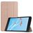Mobigear Tri-Fold Coque Lenovo Tab E7 Etui - Rose doré