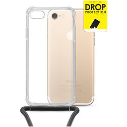 My Style Loop Transparente iPhone SE (2022) Coque avec cordon en TPU Souple - Transparent