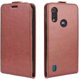 Mobigear Motorola Moto E6s (2020) Étui à rabat - Marron