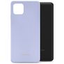 Mobilize Rubber Gelly Coque Samsung Galaxy A03 Coque arrière en TPU Souple - Pastel Purple