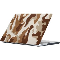 Mobigear Design MacBook Air 15 Pouces (2023-2025) Coque - Desert Camauflage - Model A2941 / A3114 / A3241