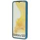 Mobiparts Coque Samsung Galaxy S22 Coque arrière en Silicone - Blueberry Blue