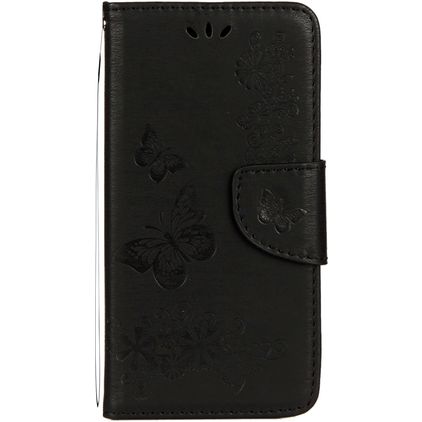 Mobigear Butterfly iPhone XS Étui Portefeuille - Noir
