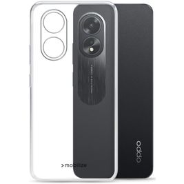 Mobilize Gelly Coque Transparente OPPO A38 Coque arrière en TPU Souple - Transparent
