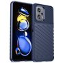 Mobigear Groove Coque POCO X4 GT Coque arrière en TPU Souple - Bleu