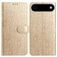 Mobigear Flowers Housse iPhone Air Etui Porte-Monnaie - Or