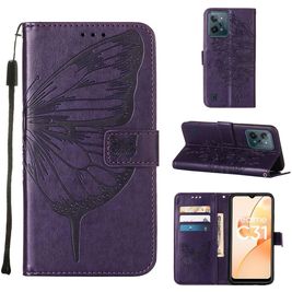 Mobigear Butterfly Housse Realme C31 Etui Porte-Monnaie - Violet