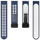 Mobigear Sport Plus Mag Bracelet Silicone Smartwatch Fermeture magnétique - Connexion universelle de 20 mm - Blanc / Dark Blue