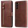 Mobigear Zipper Housse Samsung Galaxy S23 Etui Porte-Monnaie - Marron