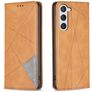 Mobigear Rhombus Slim Housse Samsung Galaxy S24 Etui - Cognac