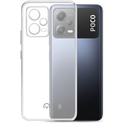 Mobilize Gelly Coque Transparente POCO X5 Coque arrière en TPU Souple - Transparent