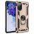 Mobigear Armor Ring Samsung Galaxy S20 FE Plastique rigide Coque arrière Antichoc avec bague de maintien - Or